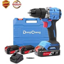 Dong Cheng Dcjz 2060I 20V 2AH Darbeli Kömürsüz Motor Şarjlı Matkap
