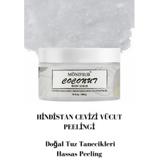 MONDSUB Coconut Body Scrub – Arındırıcı, Nemlendirici ve Dengeleyici Vücut Peelingi (350G)