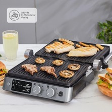 Karaca 5 Kademeli 180 Derece Açılabilir Barbekü Modlu 2000 Watt Alt Üst Bağımsız Isı Ayarlı 90 Dakika Zamanlayıcılı Çıkarılabilir Döküm Plakalı Tost Makinesi