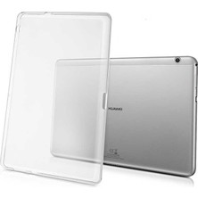 More TR Matepad T3 10  Uyumlu Mtr Tablet Süper Silikon Kapak-Renksiz