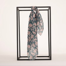 Piramit Naturel Eşarp | Bahar Nakışı