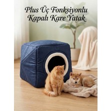 Patiderm Plus Çok Fonksiyonlu Kedi Köpek Kare Yatak