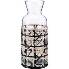 Paşabahçe Rattan Karaf Siyah-Naturel - 1 Adet