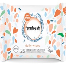 Femfresh Genital Bölge Yıkama Islak Mendil 25'li