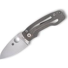 Spyderco Pıts2 Titanium M398 Plainedge Çakı