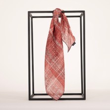 Piramit Naturel Eşarp | Kırçıllı Zemin