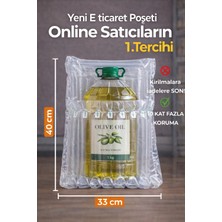 Askur 33X40 cm 50 Adet Havalı Kargo Poşeti Airbag/airbed/airpack/airpak Ambalaj