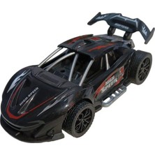 Sürtmeli Yarış Arabası - Siyah (Lisinya)