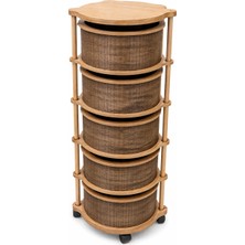 Arbor Ahşap 5 Li Sebzelik