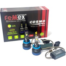 Femex Cosmo Plus H8/11 Yeni Nesil Güçlendirilmiş LED Far Xenon LED Headlight