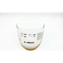 L55 Yarı Açık Kask Uyumlu Yedek Vizör Kask Camı - Şeffaf (Anti-Scratch) | R&N STORE