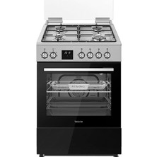 Tecna Tf 723WXR Turbo Fanlı 3 Gaz+1 Wok Göz Ocaklı Tam Boy Fırın