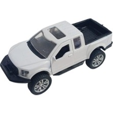 Çek Bırak Metal Arazi Aracı 13 cm - Beyaz (Lisinya)