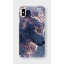 Karsu Design iPhone X/xs Uyumlu Baskılı Şeffaf Telefon Kılıfı | Koleksiyon: Alpha Wolf