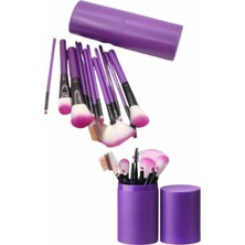 Asa Store 12 Parça Makyaj Fırça Seti Profesyonel Fondöten Allık Far Kontür Fırçası