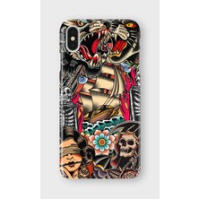 Karsu Design iPhone X/xs Uyumlu Baskılı Şeffaf Telefon Kılıfı | Koleksiyon: Drip Art