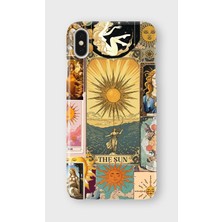 Karsu Design iPhone X/xs Uyumlu Baskılı Şeffaf Telefon Kılıfı | Koleksiyon: Tarot Cards