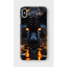 Karsu Design iPhone X/xs Uyumlu Baskılı Şeffaf Telefon Kılıfı | Koleksiyon: Minimal Black Panther