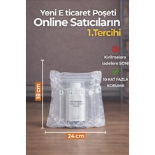 Askur 24X19 cm 50 Adet Havalı Kargo Poşeti Airbag/airbed/airpack/airpak Ambalaj