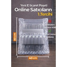 Askur 40X40 cm 50 Adet Havalı Kargo Poşeti Airbag/airbed/airpack/airpak Ambalaj