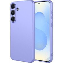 Caseart Samsung Galaxy S26 Plus ile Uyumlu Kapak Kamera Korumalı Içi Kadife Lansman Silikon Kılıf - Lila