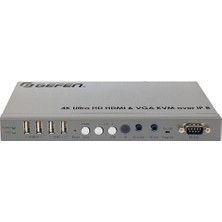 Gefen 4K Ultra Hd HDMI And VGA Kvm Over Ip Extender / Matrix Switch (Receiver Unit) Ext-Uhdv-Ka-Lans-Rx