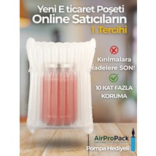Airpropack 24X30 cm 100 Adet Sütunlu Koruyucu Havalı Kargo Poşeti Airbag/airbed/şişirilebilir Ambalaj