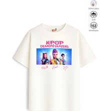 Belya Kids Wear Kız Çocuk Tam Kalıp Hun Tasarım 2 Oversize Tişört