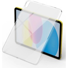 More TR iPad 10.9 2022 (10.nesil) - Uyumlu Uyumlu Mtr Tablet Süper Silikon Kapak-Renksiz
