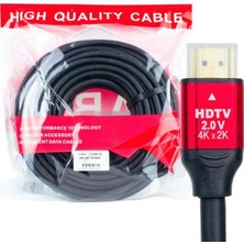 HDMI Kablo 5 mt Kırmızı Başlık 2.0