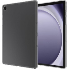 More TR Galaxy Tab A9 Plus Kılıf  Uyumlu Mtr Tablet Süper Silikon Kapak-Renksiz