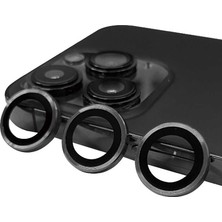 iPhone 14 Pro Max Uyumlu Tgco Cl-07 Kamera Lens Koruyucu-Koyu Gri