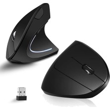 İnwelt Bluetooth+2.4g Kablosuz Dikey Ergonomik Şarj Edilebilir Sessiz Mouse Dpı 1200/1600/2400