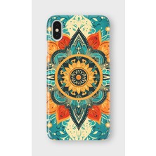 Karsu Design iPhone X/xs Uyumlu Baskılı Şeffaf Telefon Kılıfı | Koleksiyon: Mandala Art
