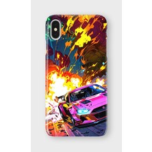 Karsu Design iPhone Xs Max Uyumlu Baskılı Şeffaf Telefon Kılıfı | Koleksiyon: Automobile Life Style