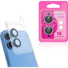 Apple iPhone 16 Plus Tgco Cl-06 Kamera Lens Koruyucu-Mavi Açık