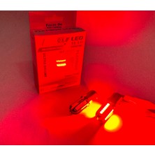 Femex Platinum P21W Kırmızı Non-Direction 1156 Tek Duy  LED Ampul 3030CHIP 24SMD