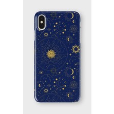 Karsu Design iPhone Xs Max Uyumlu Baskılı Şeffaf Telefon Kılıfı | Koleksiyon: Moon Phases