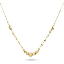 Hakan Mücevherat Dorika 14 Ayar Altın Minimal Kolye