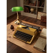 Eski Yeni Antik Predom Taşınabilir Daktilo | Vintage Mekanik Yazı Makinesi | Orijinal Çantalı | Koleksiyonluk