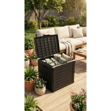 Serinova Bahçe Depolama Sandığı 140L – Antrasit