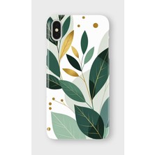 Karsu Design iPhone X/xs Uyumlu Baskılı Şeffaf Telefon Kılıfı | Koleksiyon: Minimal Floral Line Art