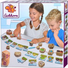 Eichhorn Ahşap Iplik Geçirme Oyunu 13 Parça