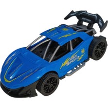 Sürtmeli Yarış Arabası - Mavi (Lisinya)