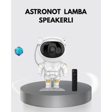 Astronot Şekilli Galaxy Projeksiyon Lambası Nebula Efektli Dekoratif Lamba - Lisinya