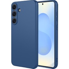 Caseart Samsung Galaxy S26 Plus ile Uyumlu Kapak Kamera Korumalı Içi Kadife Lansman Silikon Kılıf - Lacivert
