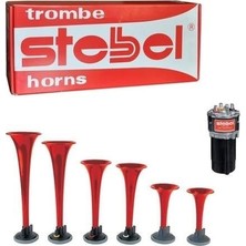 Stebel 12V Havalı Korna (Baba Korna ) 6 Borulu