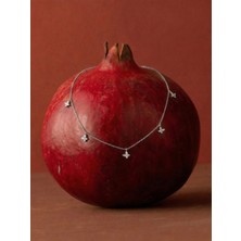 925 Ayar Gümüş Cz Kelebek Charm Kolye | Silveria Jewels