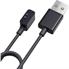 More TR Siyah Xiaomi Mi Band 7 Pro USB Şarj Kablosu