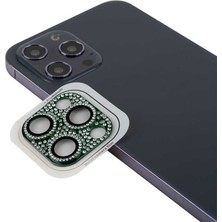 iPhone 12 Pro Max Uyumlu Tgco Cl-08 Kamera Lens Koruyucu-Koyu Yeşil